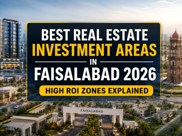 Best Real Estate Investment Areas in Faisalabad 2026: High ROI Zones Explained