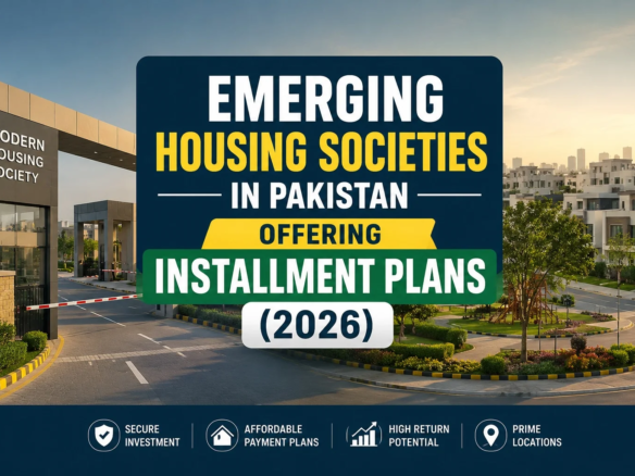 Emerging Housing Societies in Pakistan Offering Installment Plans (2026)