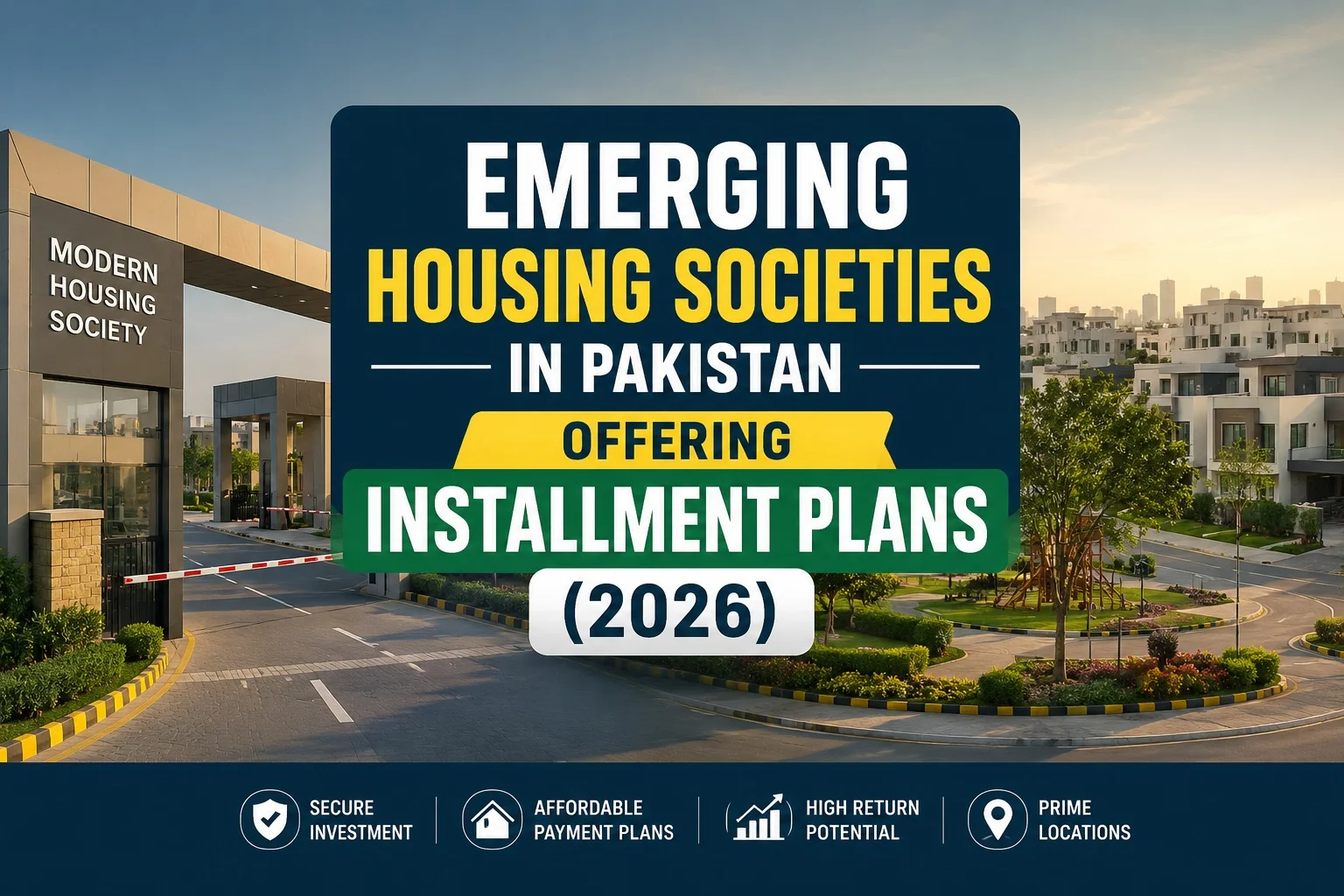 Emerging Housing Societies in Pakistan Offering Installment Plans (2026)