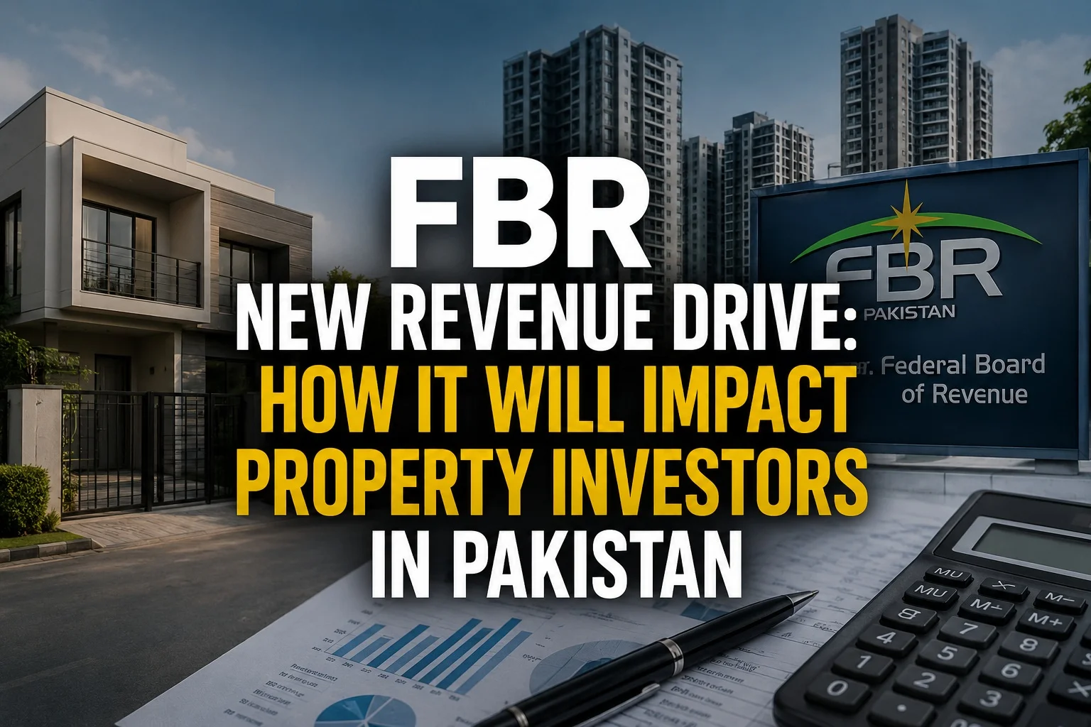 FBR New Revenue Drive: How It Will Impact Property Investors in Pakistan