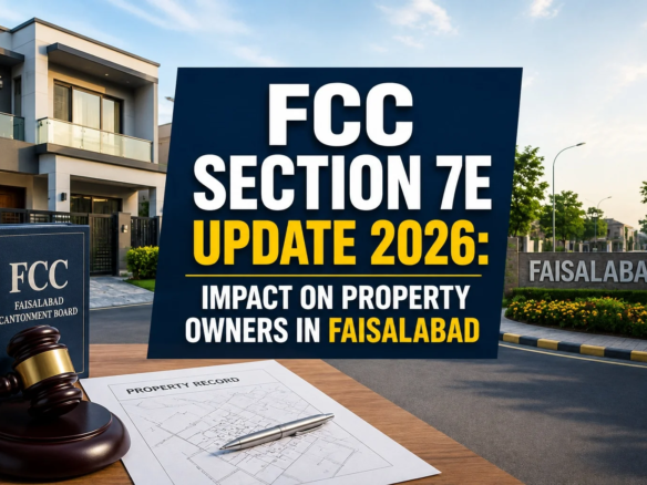 FCC Section 7E Update 2026: Impact on Property Owners in Faisalabad
