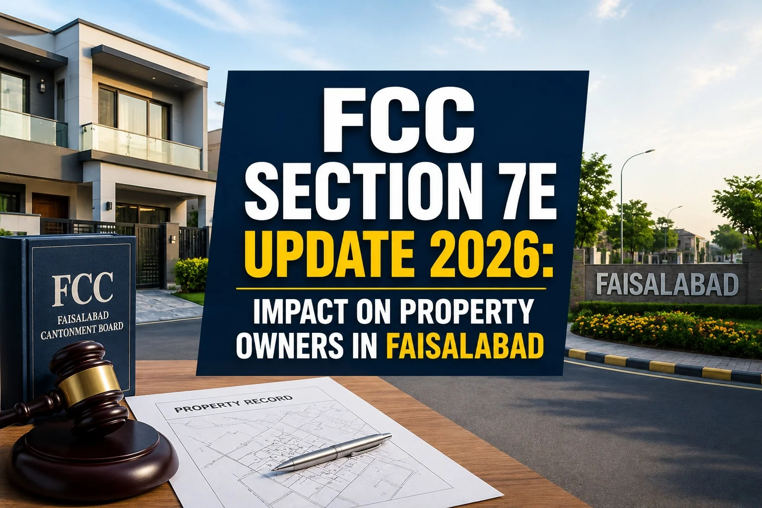 FCC Section 7E Update 2026: Impact on Property Owners in Faisalabad