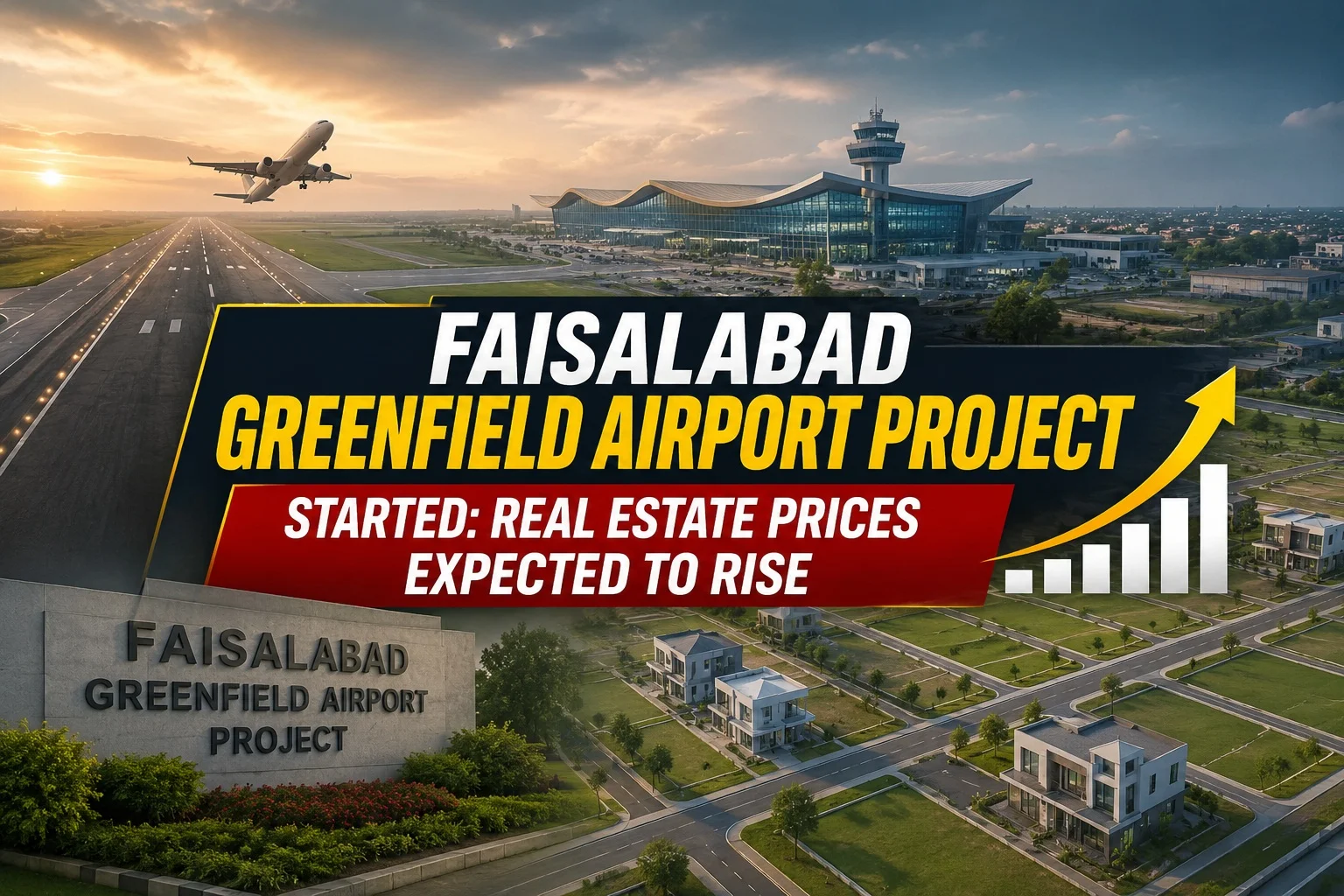 Faisalabad Greenfield Airport Project Started: Real Estate Prices Expected to Rise