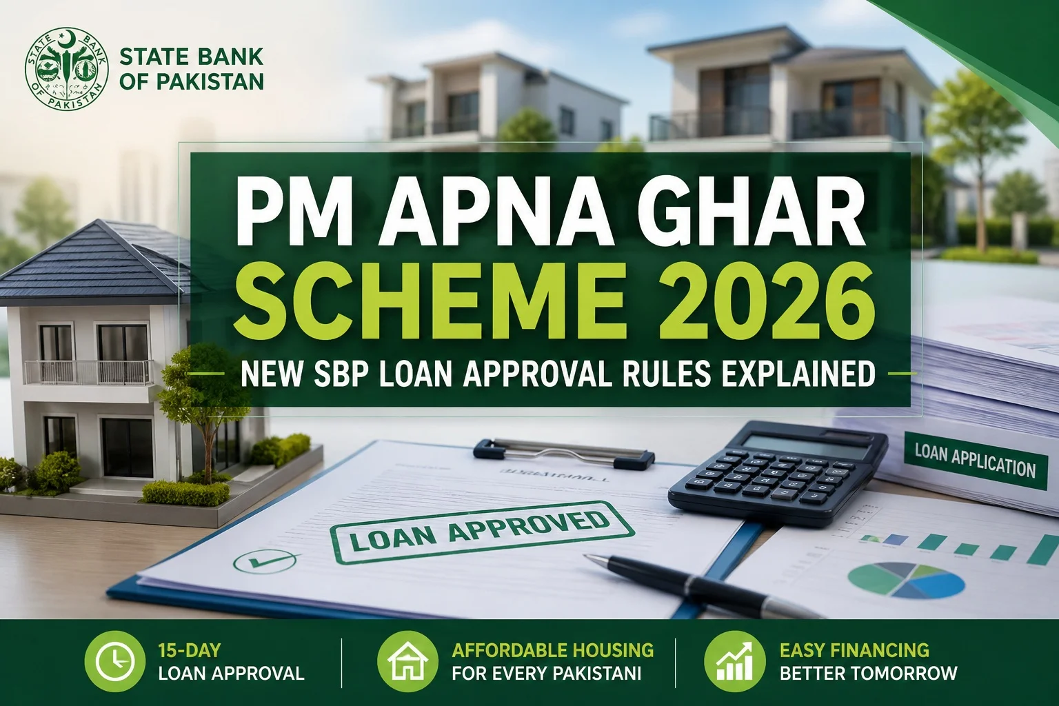 PM Apna Ghar Scheme 2026: New SBP Loan Approval Rules Explained