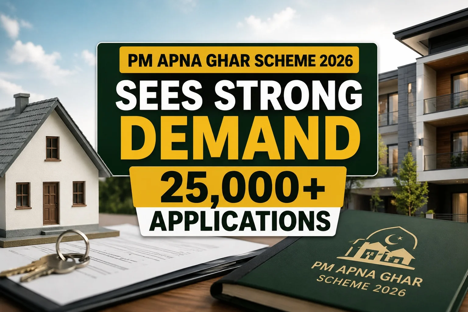 PM Apna Ghar Scheme 2026 Sees Strong Demand, 25,000+ Applications