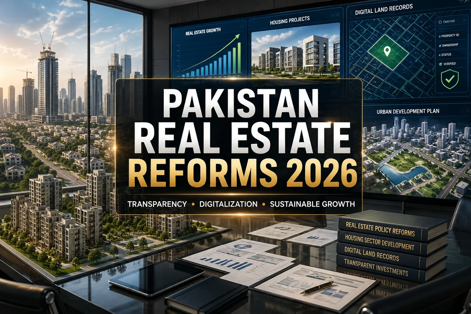 PM-Led Meeting Reviews Major Real Estate Reforms in Pakistan