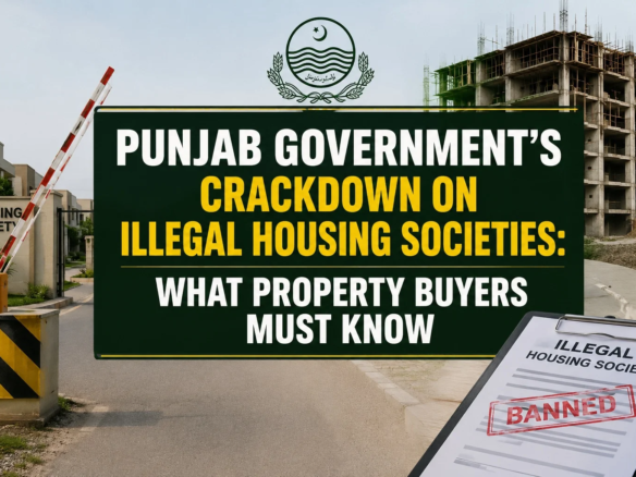 Punjab Government’s Crackdown on Illegal Housing Societies: What Property Buyers Must Know