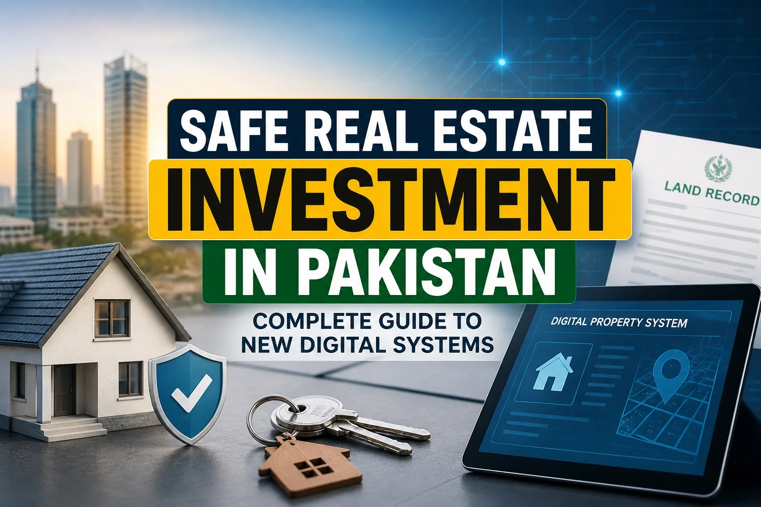 Safe Real Estate Investment in Pakistan: Complete Guide to New Digital Systems