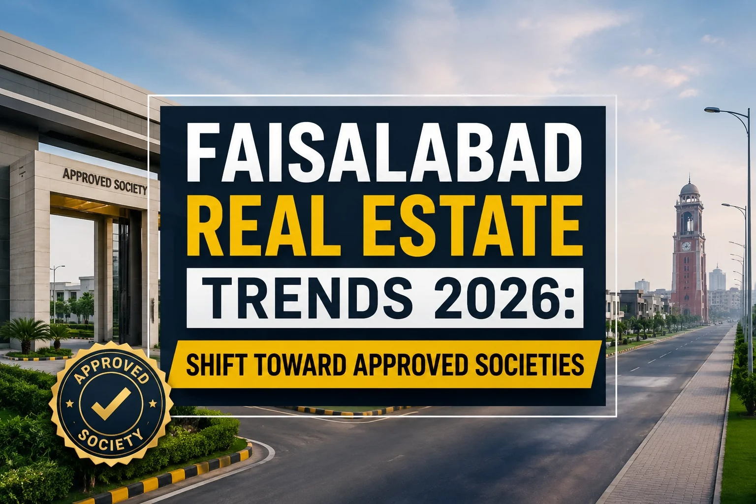 Faisalabad Real Estate Trends 2026: Shift Toward Approved Societies