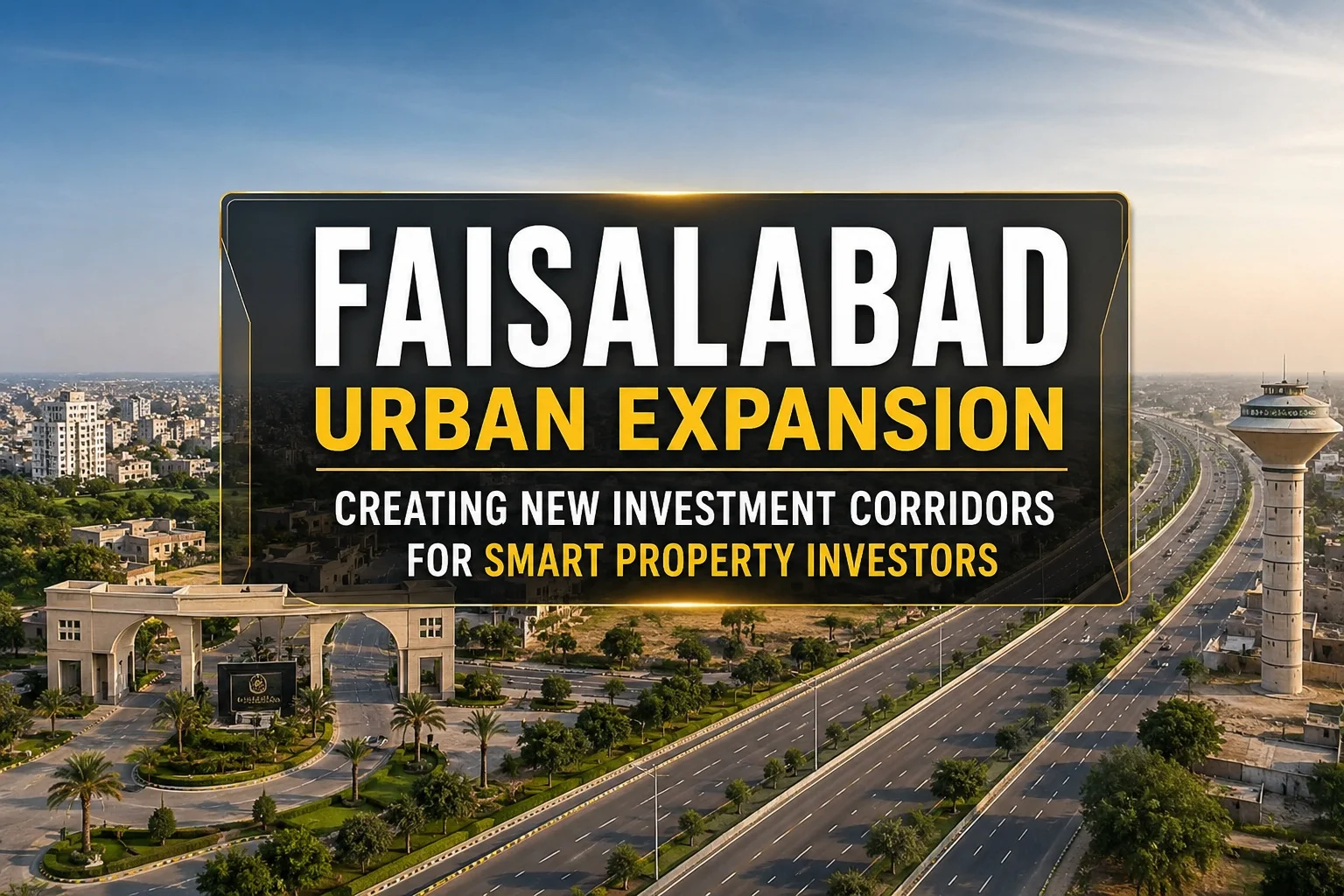 Faisalabad Urban Expansion Creating New Investment Corridors for Smart Property Investors