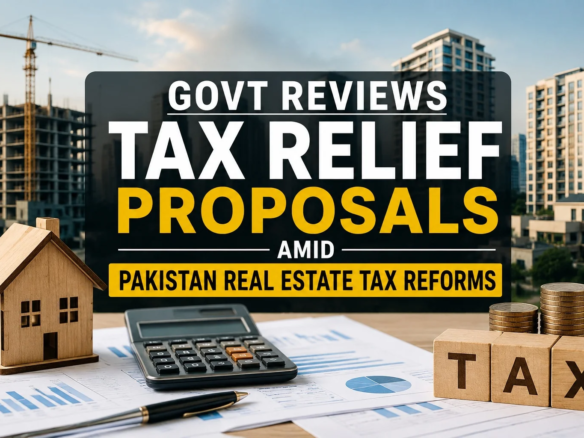 Govt Reviews Tax Relief Proposals Amid Pakistan Real Estate Tax Reforms
