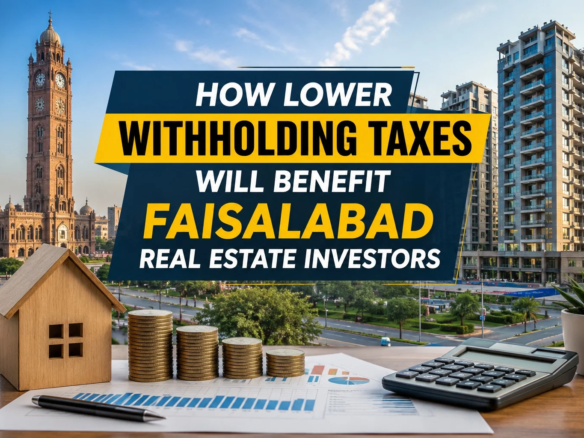 How Lower Withholding Taxes Will Benefit Faisalabad Real Estate Investors