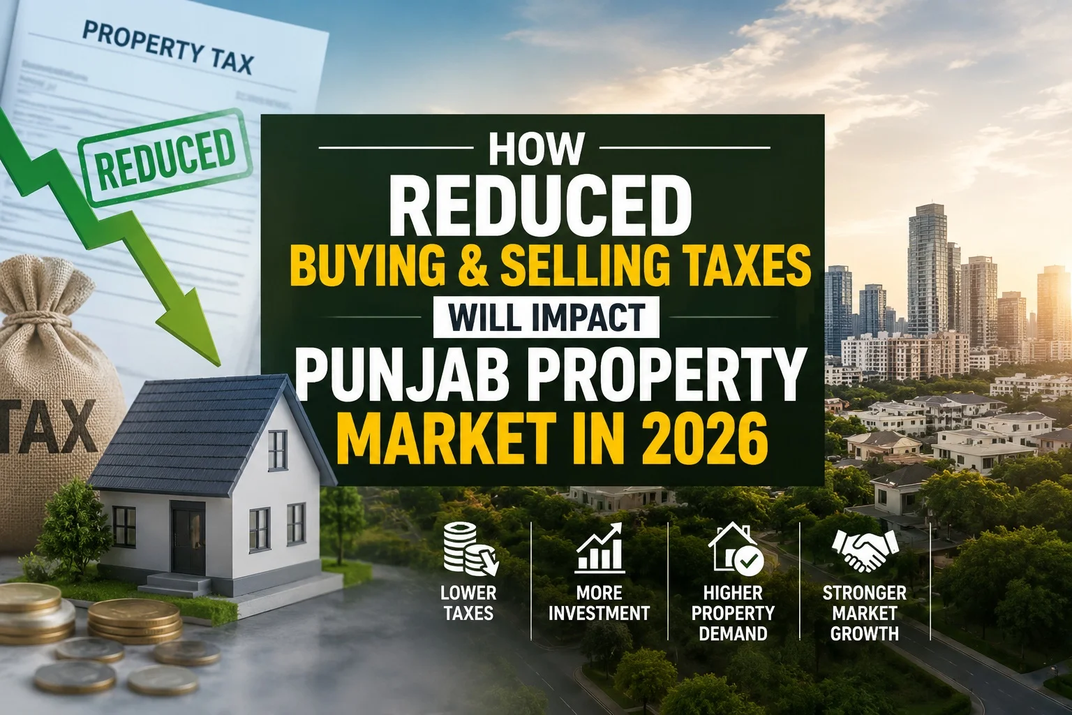 How Reduced Buying and Selling Taxes Will Impact Punjab Property Market in 2026