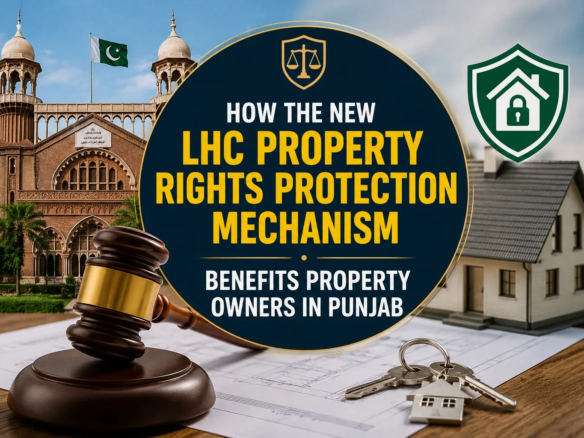 How the New LHC Property Rights Protection Mechanism Benefits Property Owners in Punjab