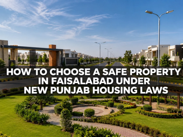 How to Choose a Safe Property in Faisalabad Under New Punjab Housing Laws