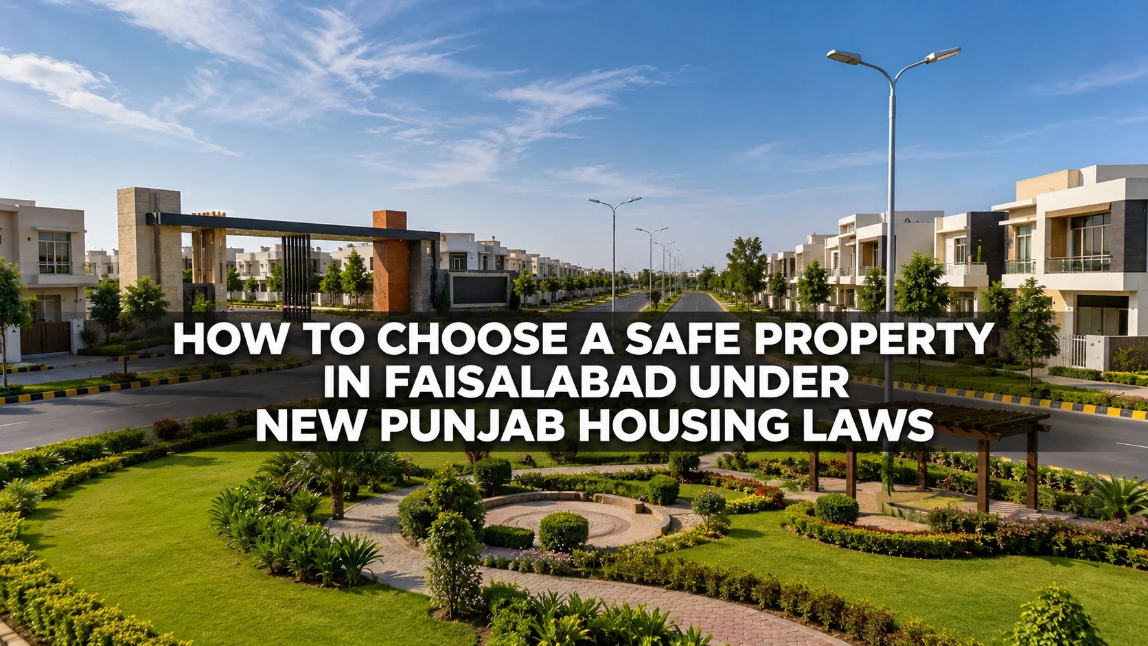 How to Choose a Safe Property in Faisalabad Under New Punjab Housing Laws