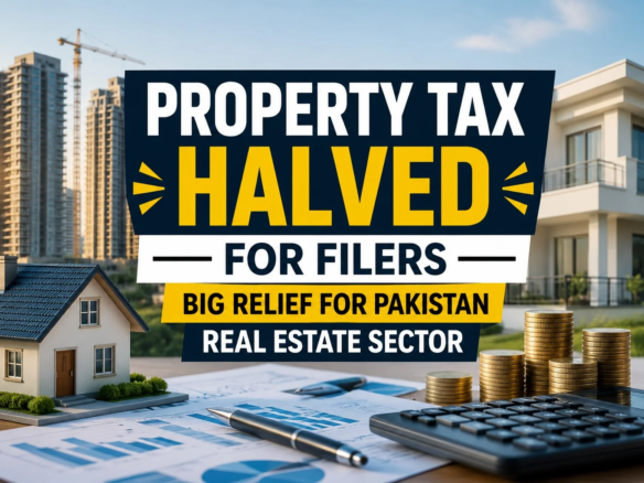 Property Tax Halved for Filers: Big Relief for Pakistan Real Estate Sector