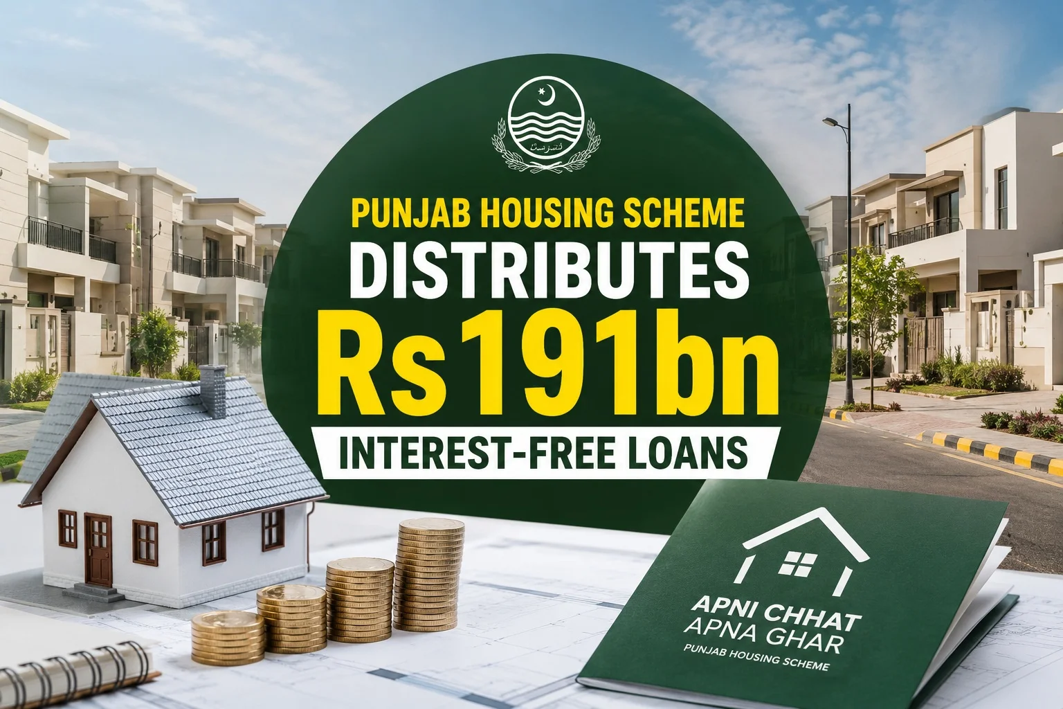 Punjab Housing Scheme Distributes Rs191bn Interest-Free Loans