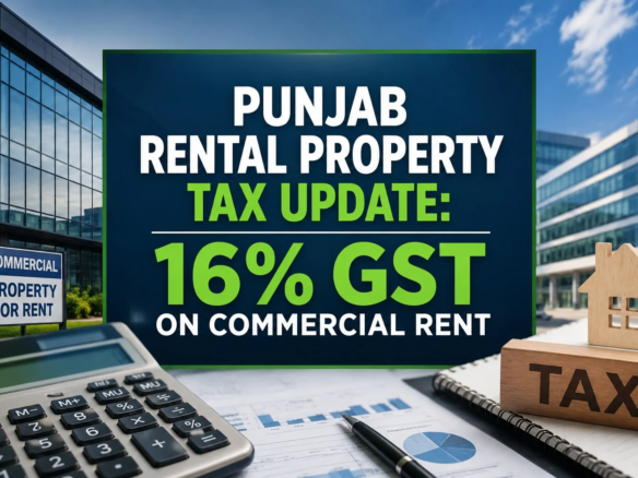Punjab Rental Property Tax Update: 16% GST on Commercial Rent