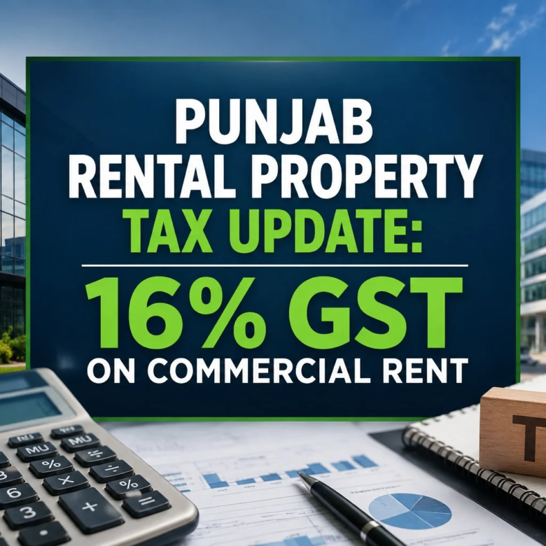 Punjab Rental Property Tax Update: 16% GST on Commercial Rent