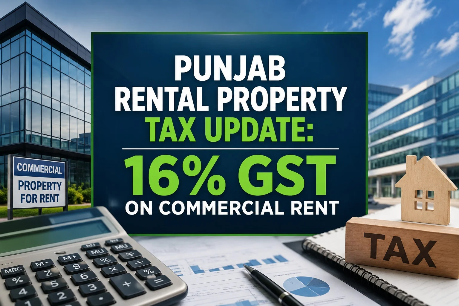 Punjab Rental Property Tax Update: 16% GST on Commercial Rent