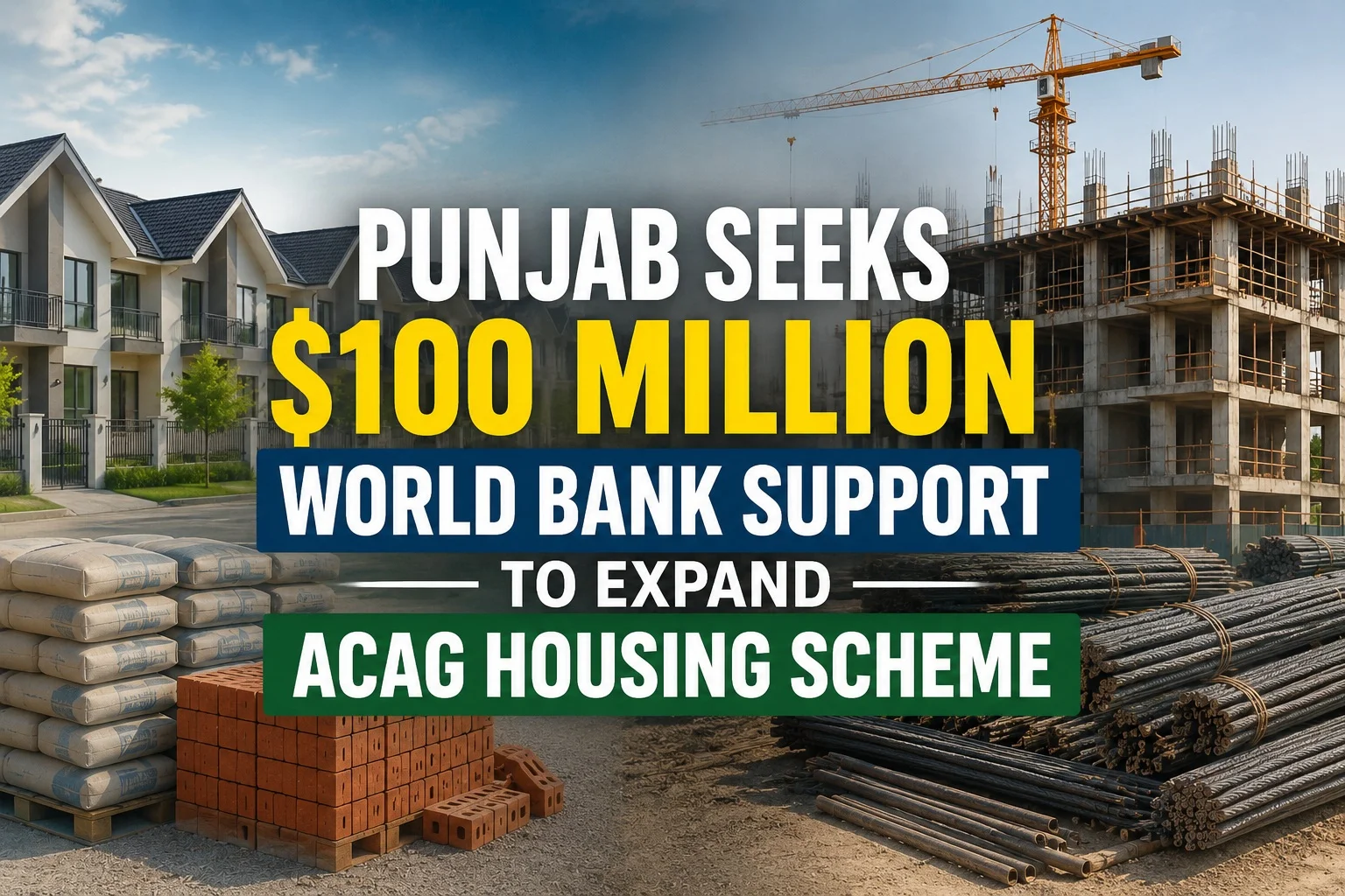 Punjab Seeks $100 Million World Bank Support to Expand ACAG Housing Scheme