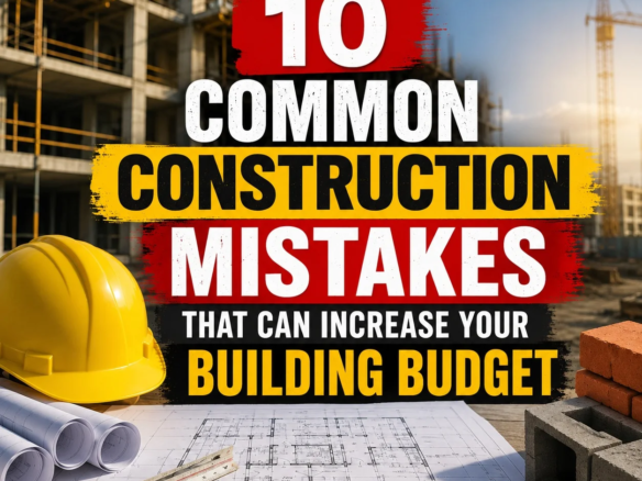 10 Common Construction Mistakes That Can Increase Your Building Budget