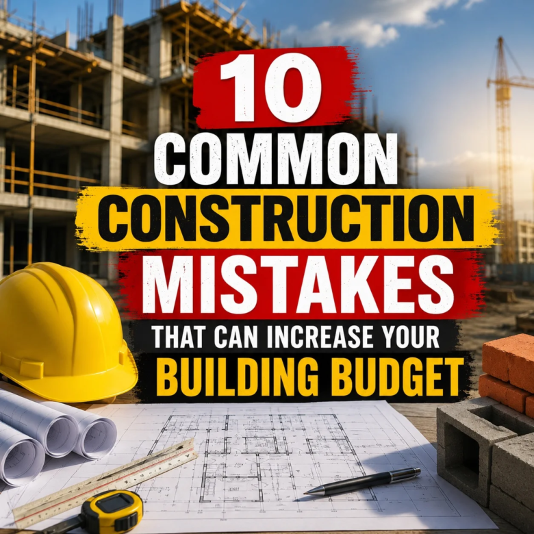 10 Common Construction Mistakes That Can Increase Your Building Budget