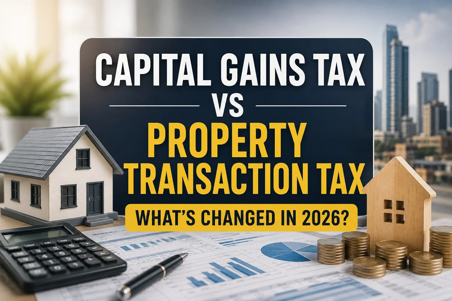 Capital Gains Tax vs Property Transaction Tax: What's Changed in 2026?