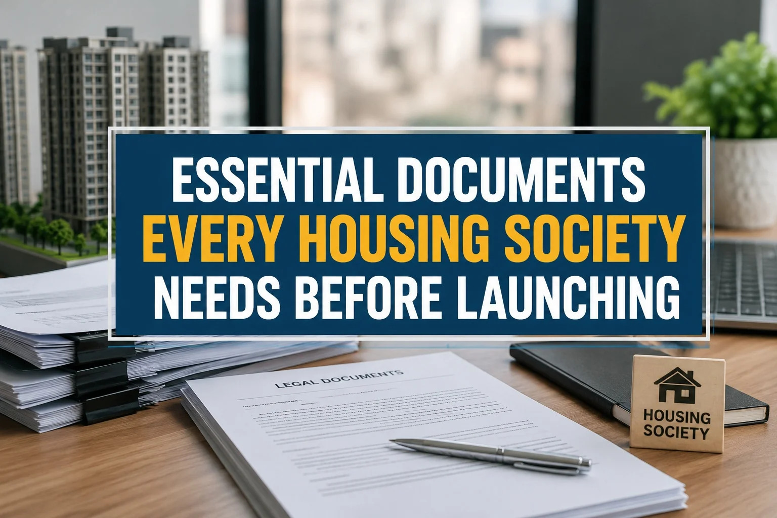 Essential Documents Every Housing Society Needs Before Launching