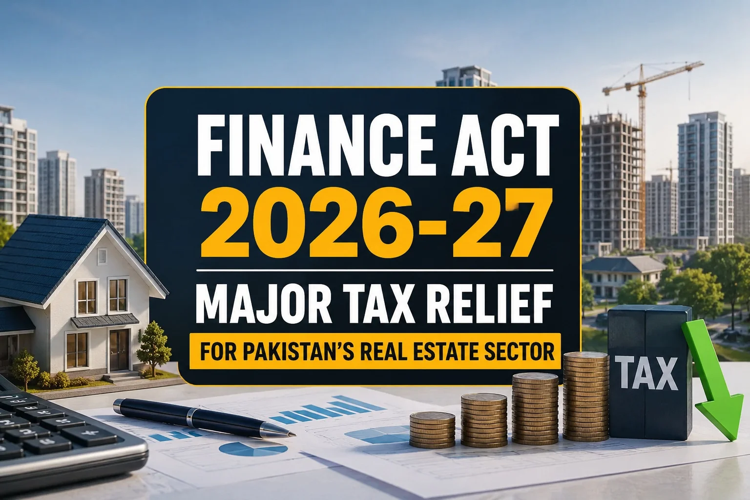 Finance Act 2026-27: Major Tax Relief for Pakistan's Real Estate Sector