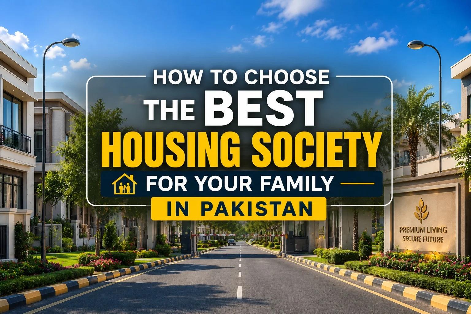 How to Choose the Best Housing Society for Your Family in Pakistan