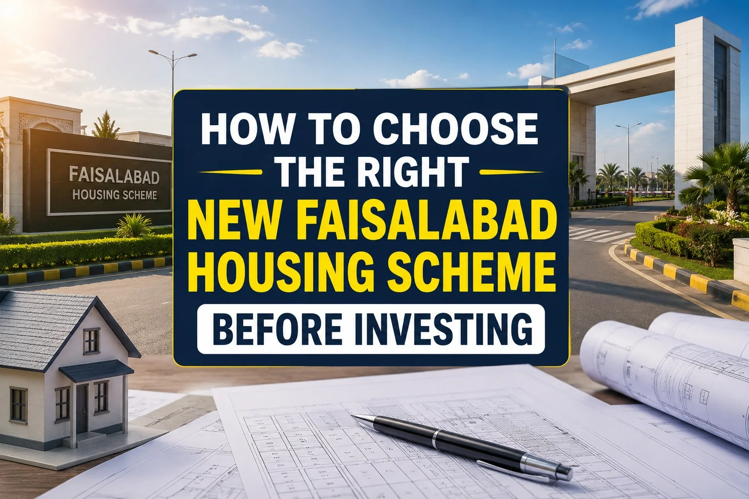 How to Choose the Right New Faisalabad Housing Scheme Before Investing