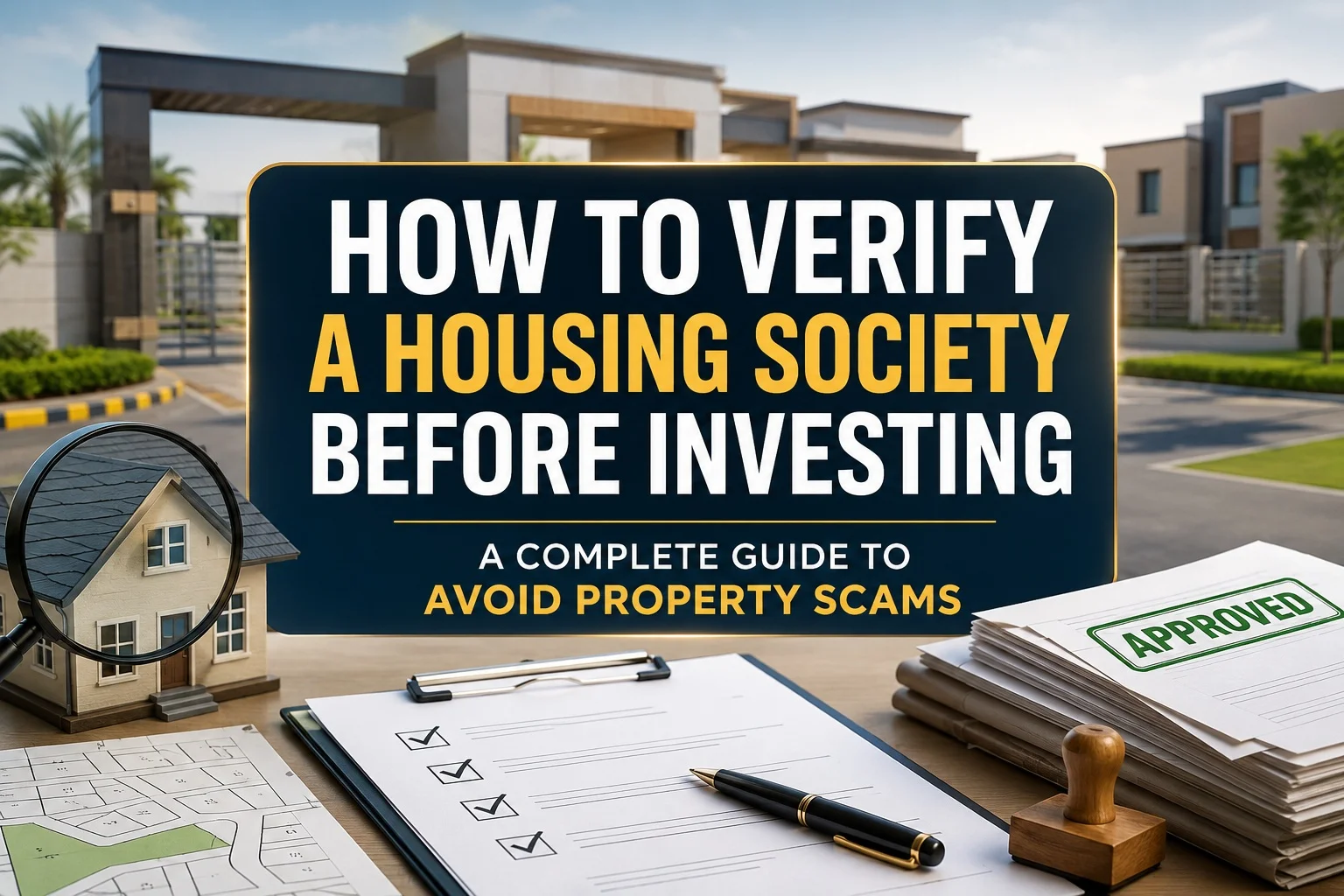 How to Verify a Housing Society Before Investing: A Complete Guide to Avoid Property Scams
