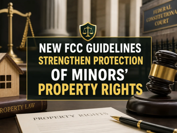 New FCC Guidelines Strengthen Protection of Minors' Property Rights