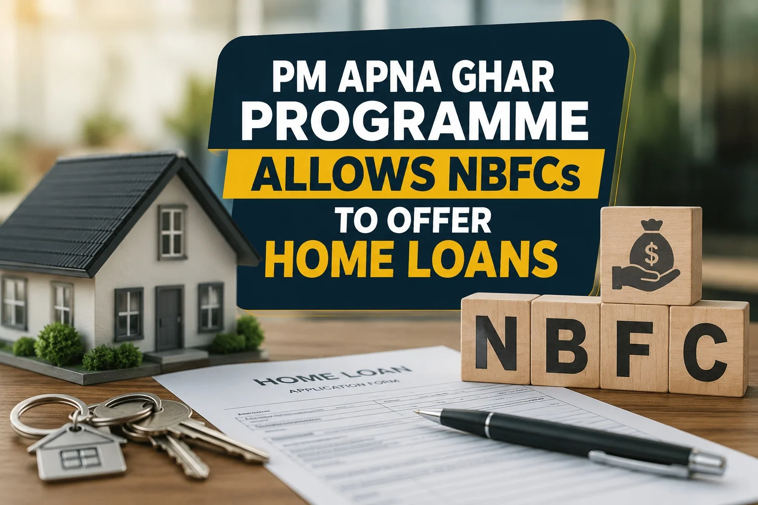 PM Apna Ghar Programme Allows NBFCs to Offer Home Loans