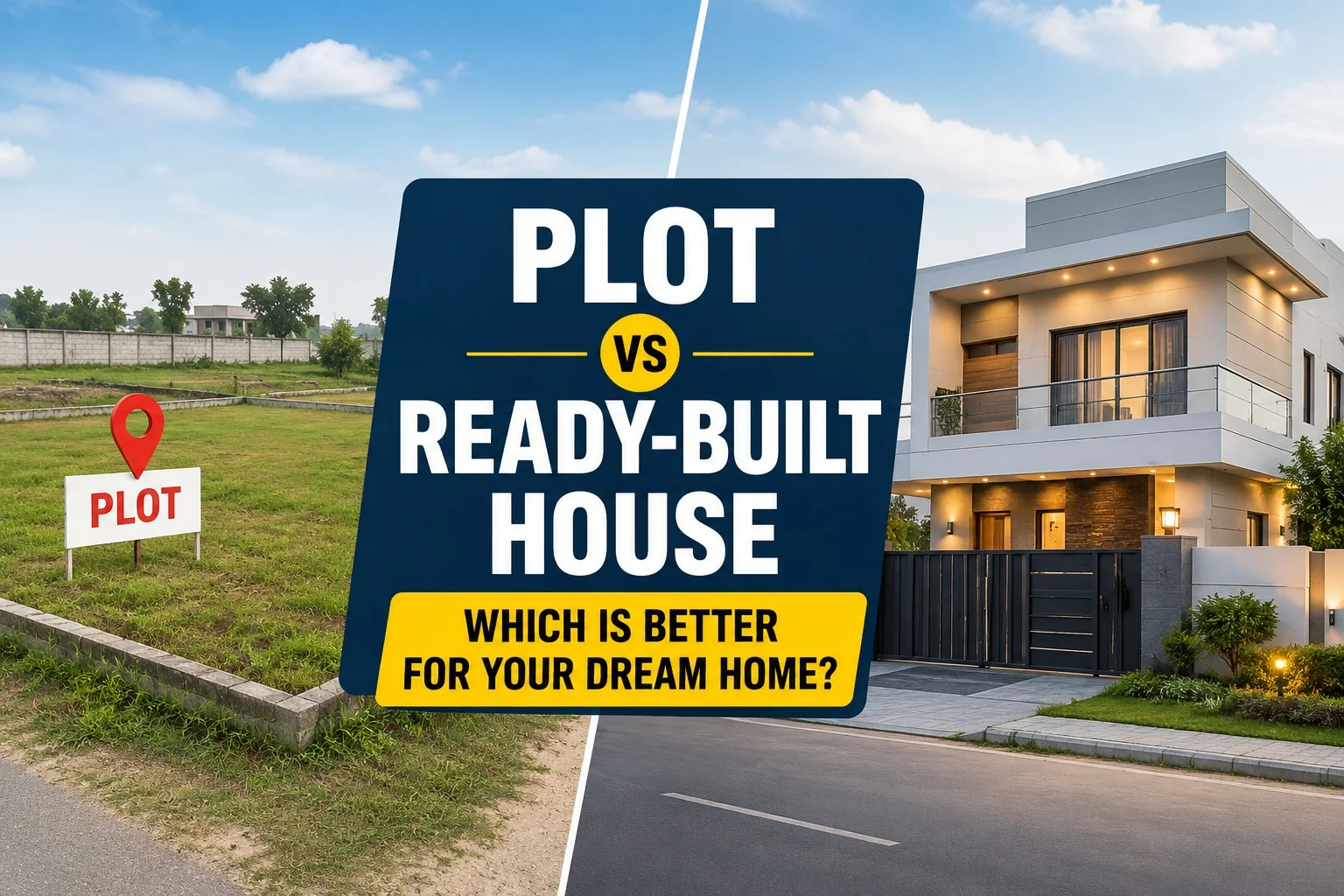 Plot vs Ready-Built House: Which Is Better for Your Dream Home?