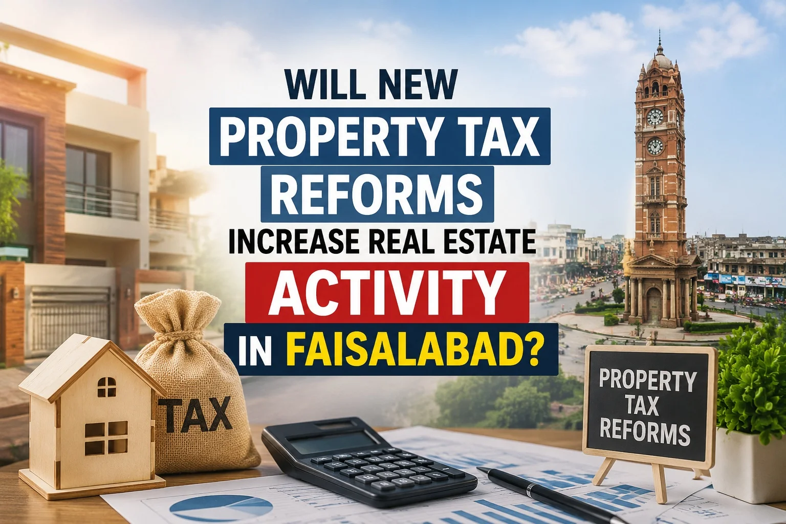 Will New Property Tax Reforms Increase Real Estate Activity in Faisalabad?