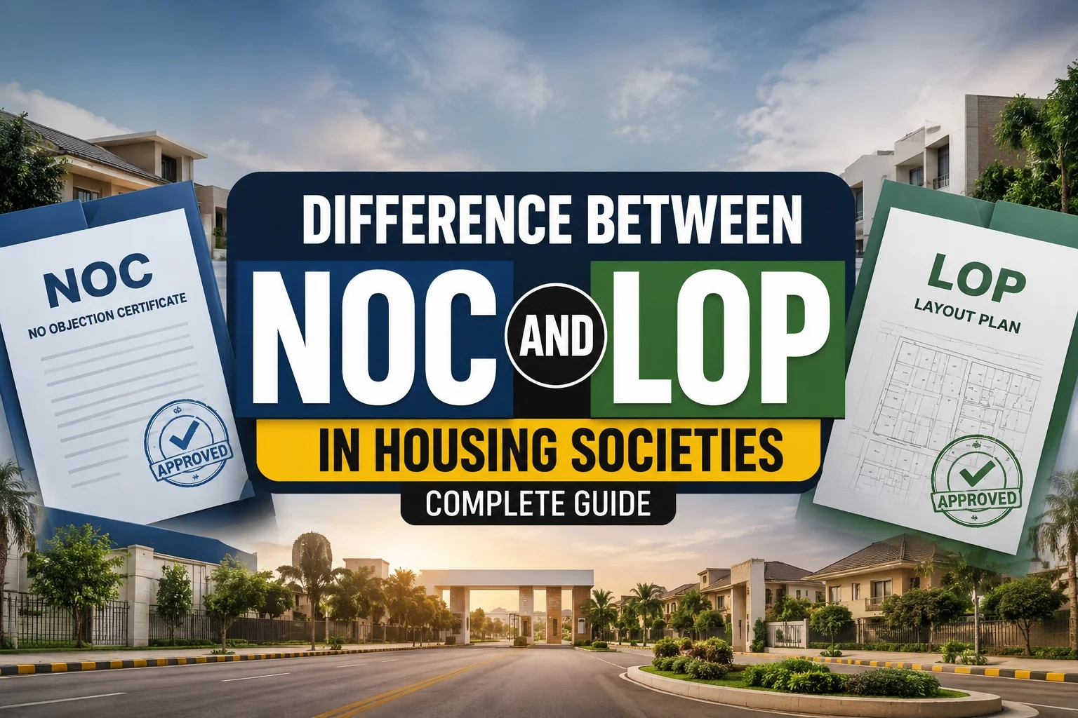 Difference Between NOC and LOP in Housing Societies: Complete Guide