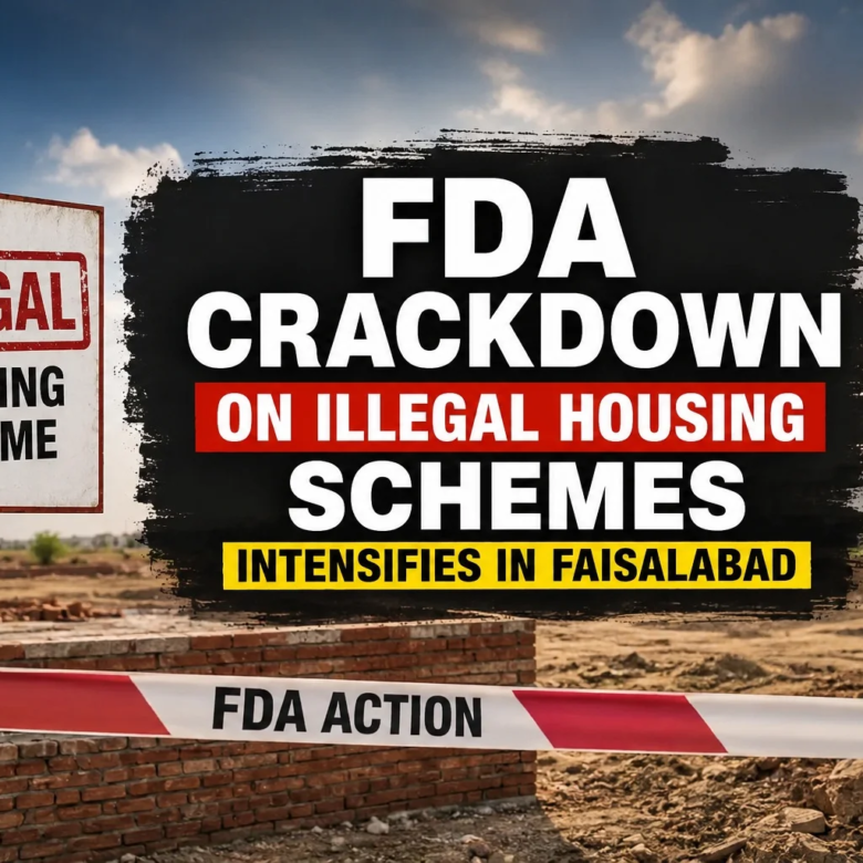 FDA Crackdown on Illegal Housing Schemes Intensifies in Faisalabad