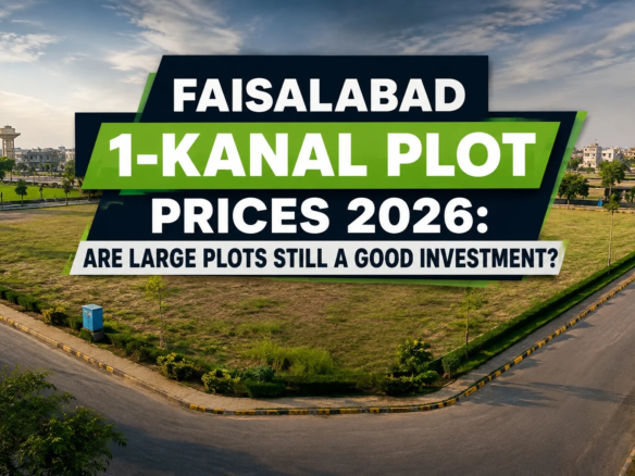 Faisalabad 1-Kanal Plot Prices 2026: Are Large Plots Still a Good Investment?
