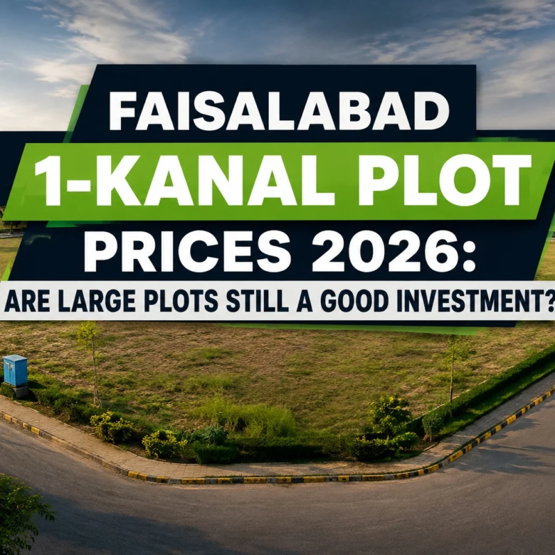 Faisalabad 1-Kanal Plot Prices 2026: Are Large Plots Still a Good Investment?
