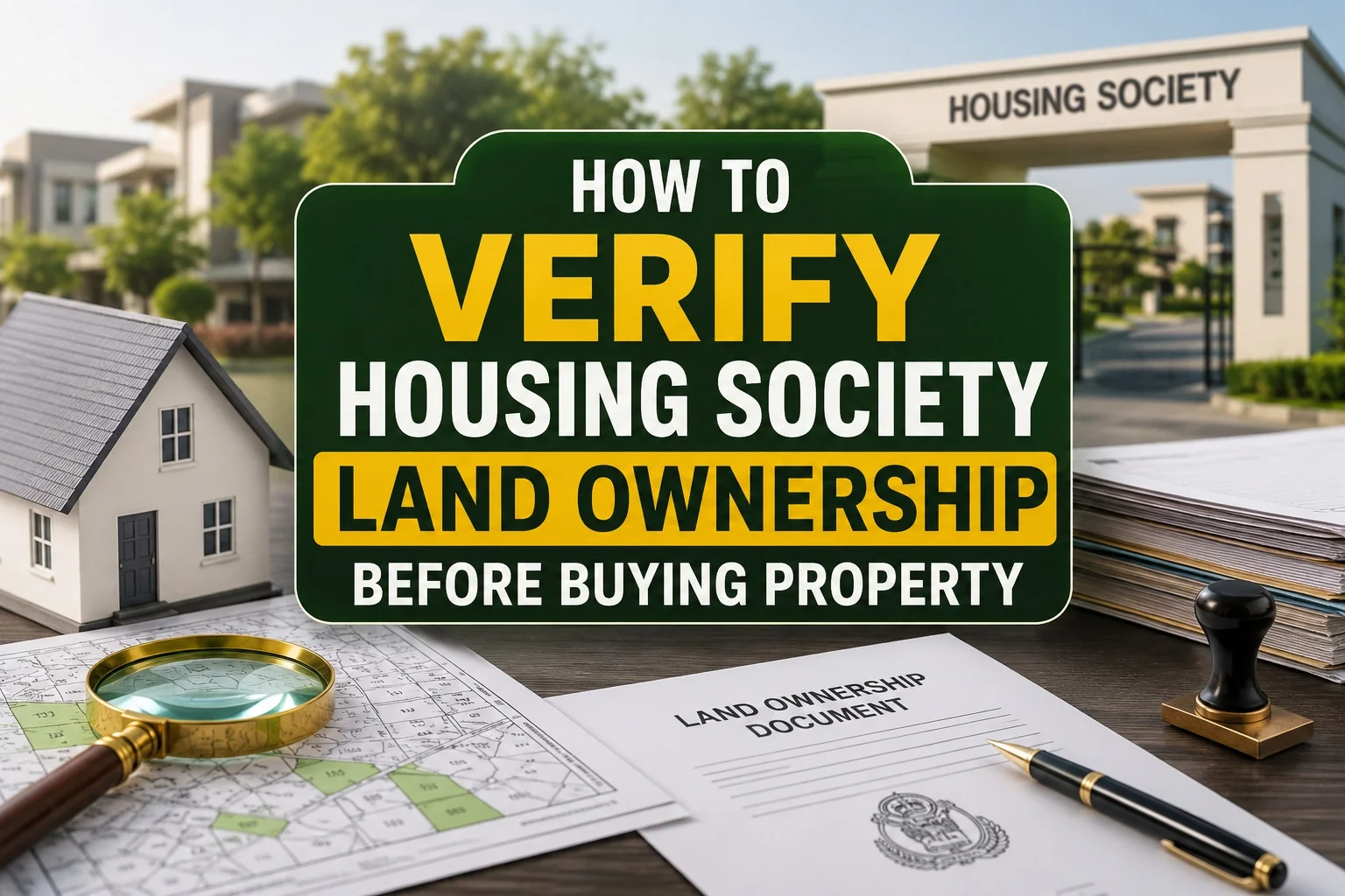 How to Verify Housing Society Land Ownership Before Buying Property