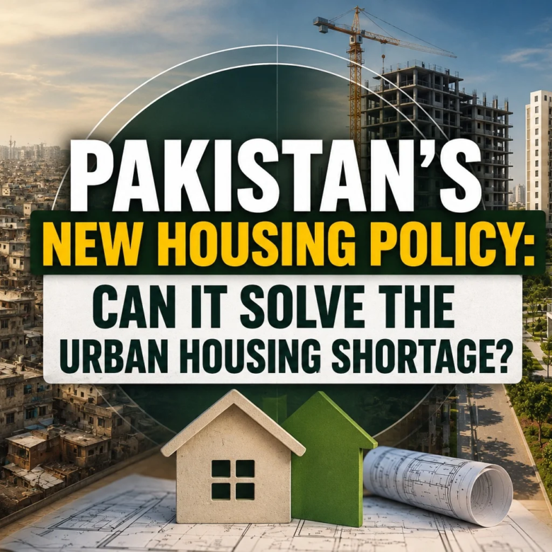 Pakistan’s New Housing Policy: Can It Solve the Urban Housing Shortage?