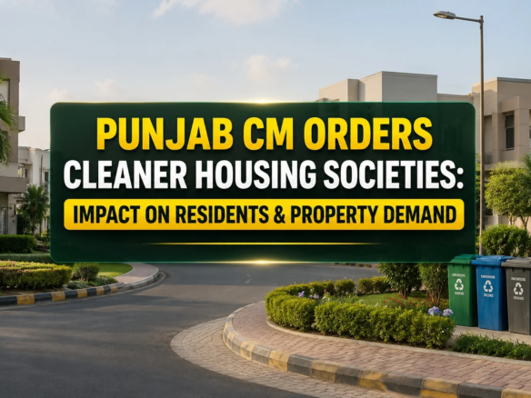 Punjab CM Orders Cleaner Housing Societies: Impact on Residents & Property Demand