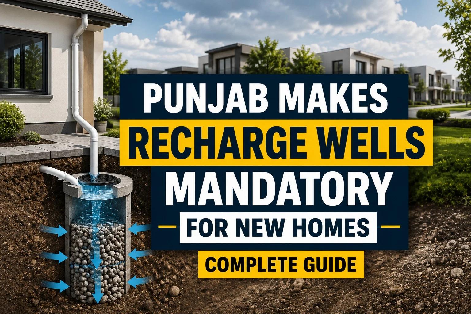 Punjab Makes Recharge Wells Mandatory for New Homes: Complete Guide