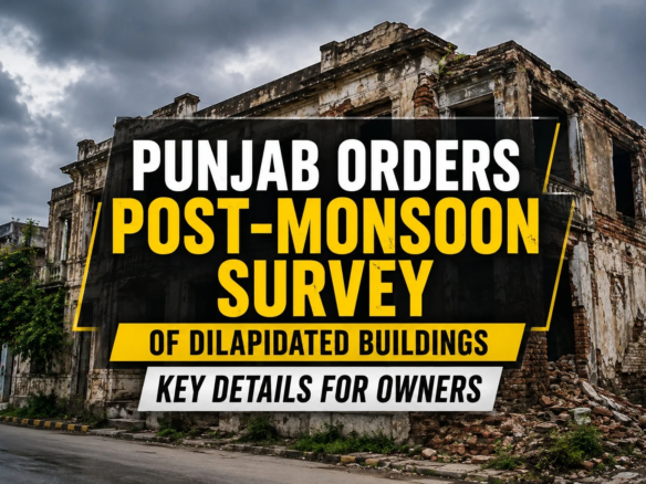 Punjab Orders Post-Monsoon Survey of Dilapidated Buildings: Key Details for Owners
