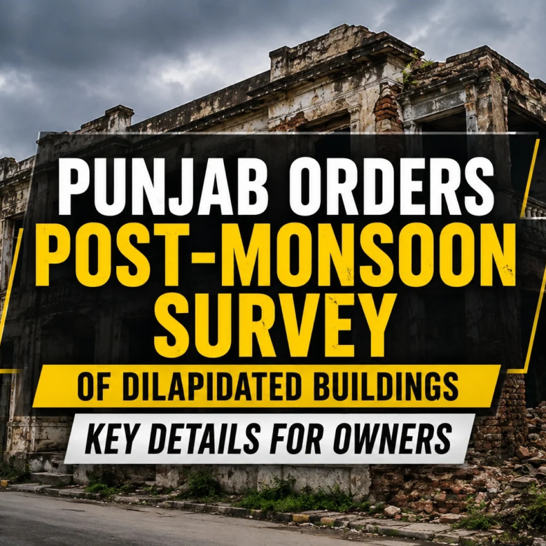 Punjab Orders Post-Monsoon Survey of Dilapidated Buildings: Key Details for Owners