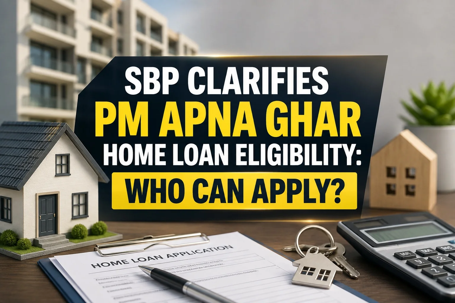 SBP Clarifies PM Apna Ghar Home Loan Eligibility: Who Can Apply?
