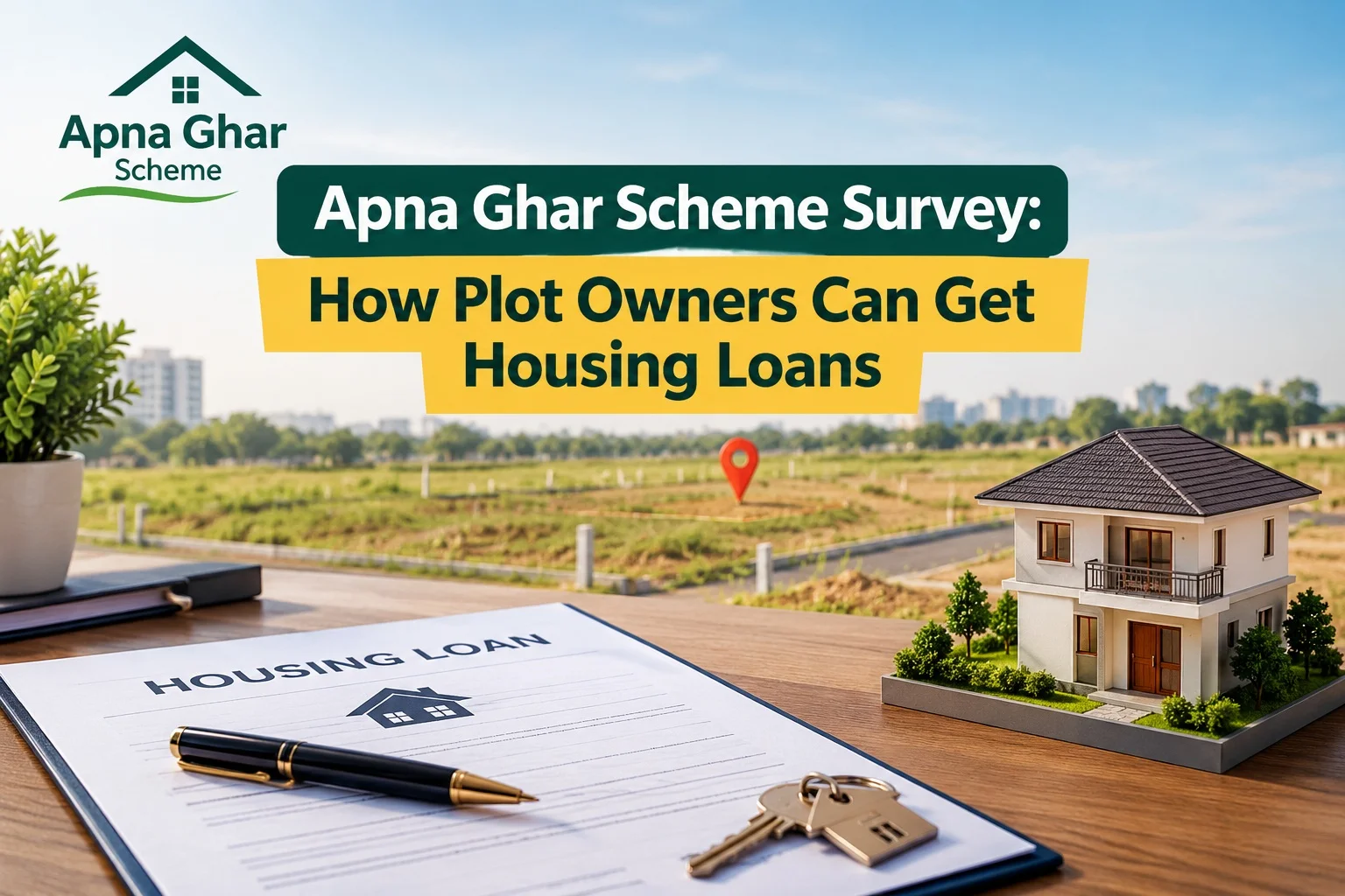 Apna Ghar Scheme Survey: How Plot Owners Can Get Housing Loans
